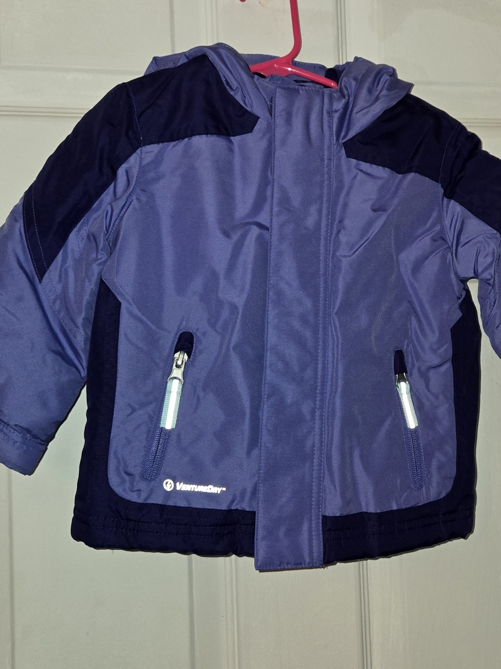 Champion Kids' Purple Hooded Puffer Jacket SZ 18M